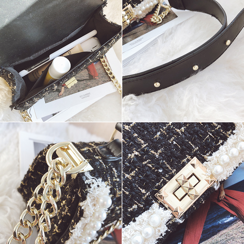 กระเป๋าแฟชั้น ผ้าสไตล์ชาแนล