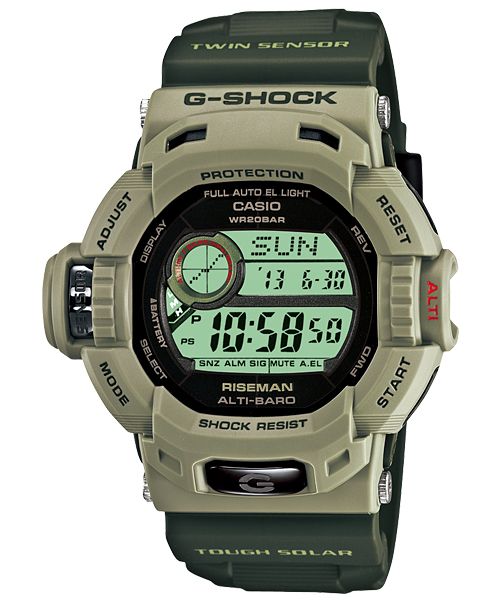 นาฬิกา คาสิโอ Casio Master of G Rise Man Limited Edition รุ่น G-9200ER-3DR