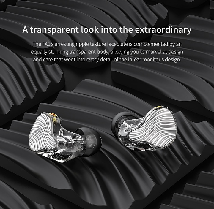 FiiO FA1 หูฟัง Pure Balanced 1 ไดร์เวอร์ ถอดสายได้