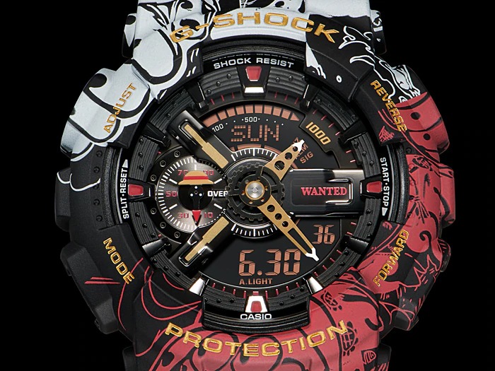 นาฬิกา Casio G-SHOCK x ONE PIECE Collaboration Limited รุ่น GA-110JOP-1A4 ของแท้ รับประกัน1ปี