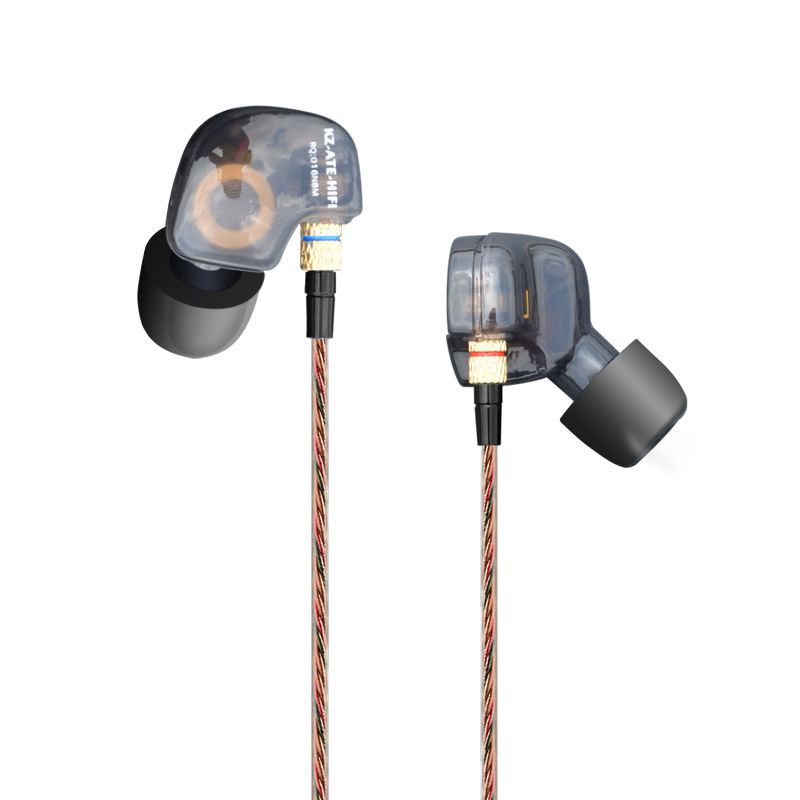 ขาย หูฟัง KZ ATE (สีดำใส) หูฟัง อินเอียร์ In-ear รุ่นใหม่ Super Bass ตัดเสียงรบกวนได้ดี คุณภาพระดับ military-grade รองรับ Mobile Phone iOS Android