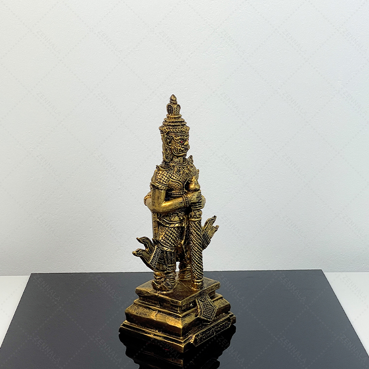 ท้าวเวสสุวรรณ นิลพลอย ขัดทอง 2 หน้า