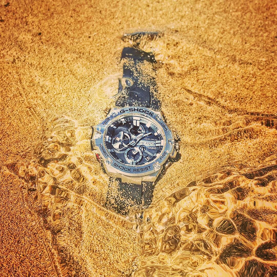 นาฬิกา Casio G-Shock G-STEEL Transformer wtih Blutooth series รุ่น GST-B100-1A ของแท้ รับประกัน1ปี