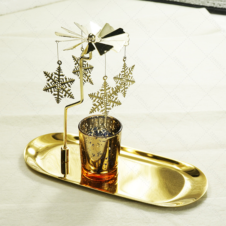 ที่วางเทียนหอม โมบายเชิงเทียน แบบหมุนได้