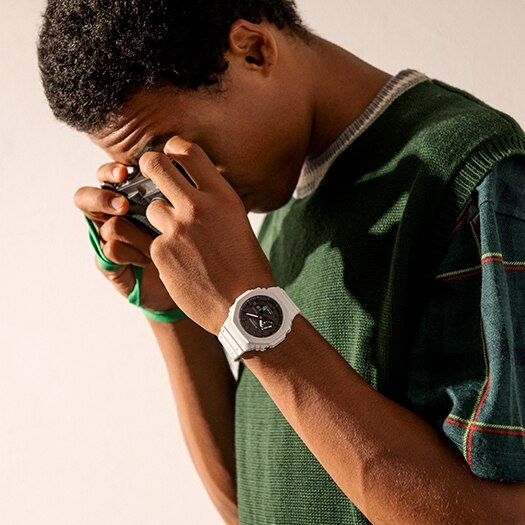 นาฬิกา Casio G-Shock ANALOG-DIGITAL GA-2100 series รุ่น GA-2100-7A ของแท้ รับประกัน1ปี