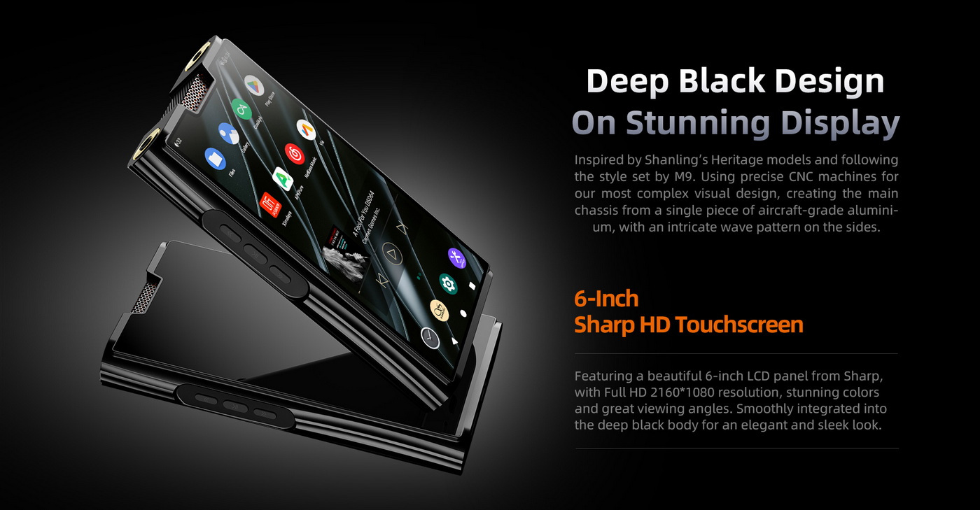 Shanling M8T DAP เครื่องเล่นพกพาหลอดแก้ว ระบบ Android 13 ระดับเรือธง ประกันศูนย์ไทย