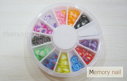 ฟีโม่ แบบกล่อง ลายหัวใจ Fimo-06