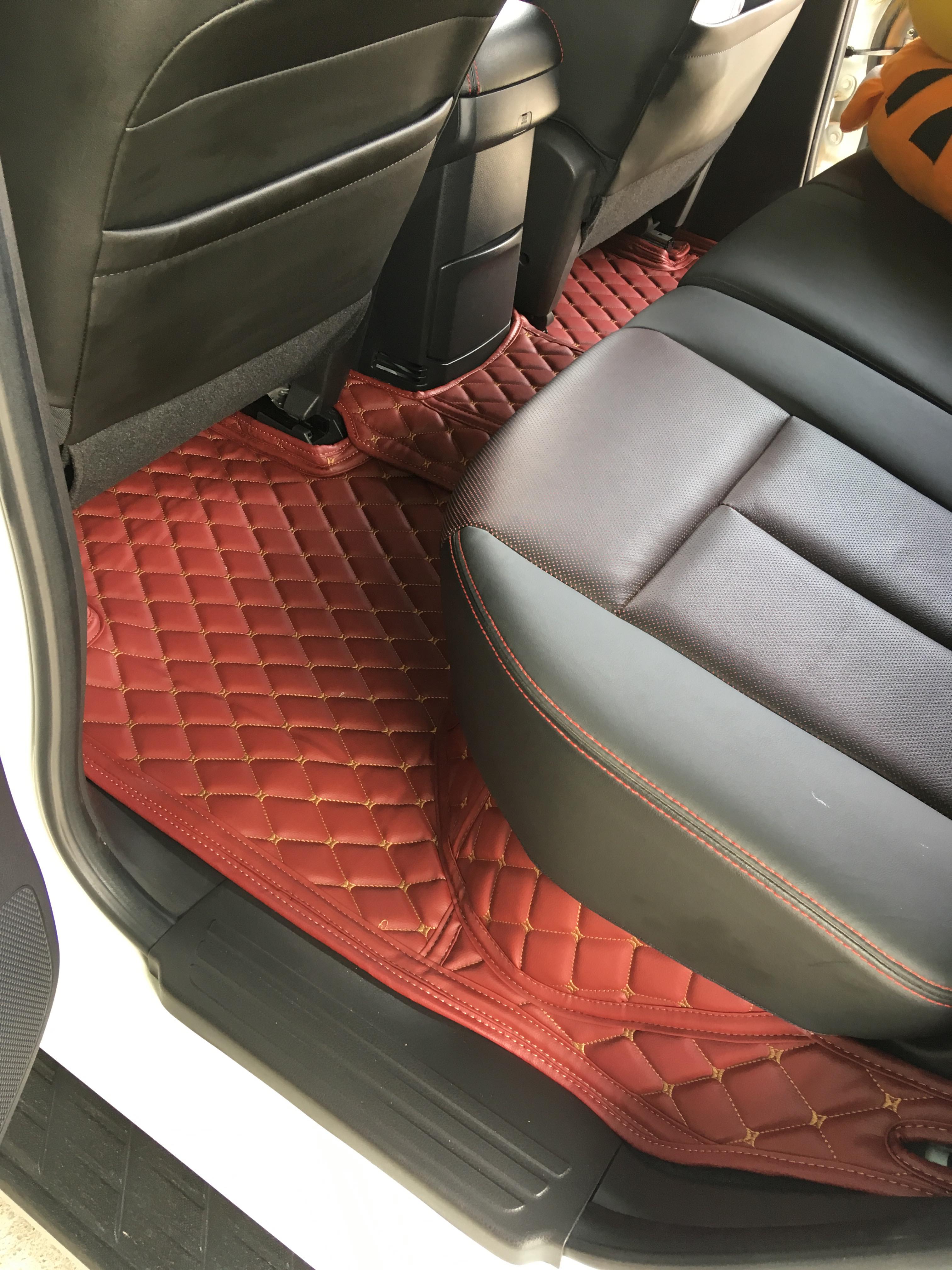 พรมรถยนต์เข้ารูป 6D รถ ISUZU ALL NEW DMAX 4 DOOR ปี 2013-2019 ชุดภายในห้องโดยสาร จำนวน 3 ชิ้น