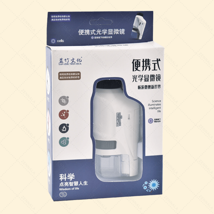 กล้องจุลทรรศน์ขนาดพกพา 60X - 120X