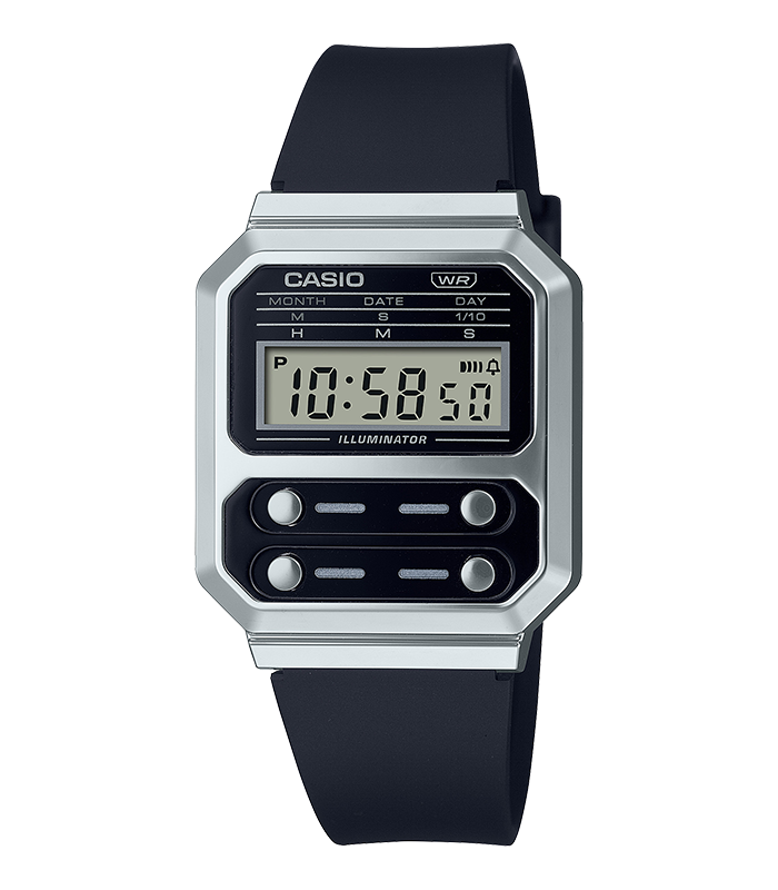 นาฬิกา คาสิโอ Casio DIGITAL Vintage A100 series รุ่น A100WEF-1A ของแท้ รับประกัน1ปี
