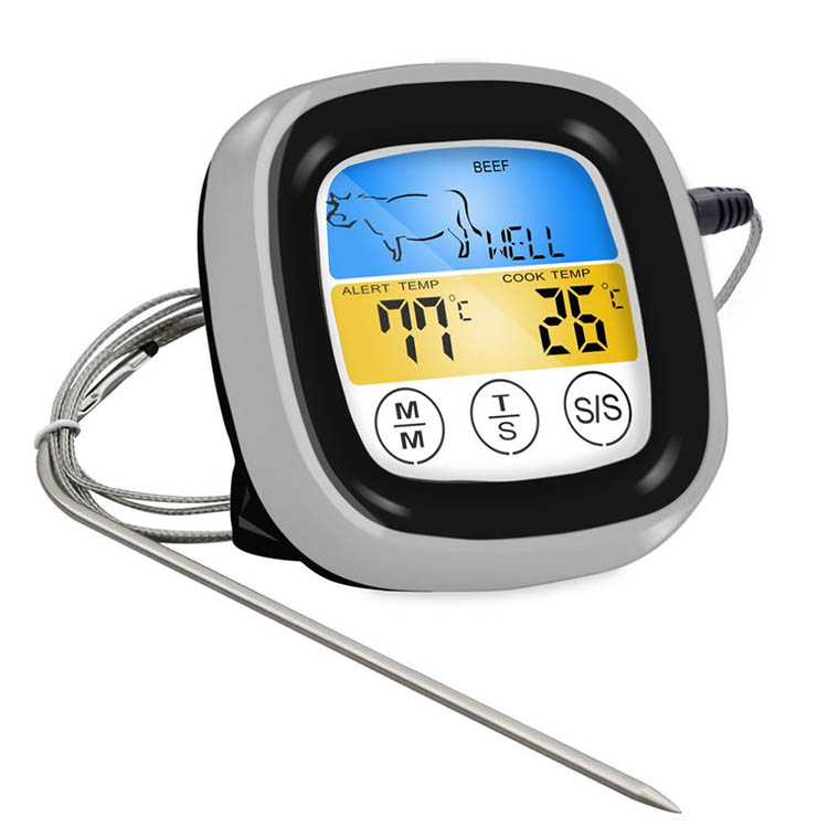 เครื่องวัดอุณหภูมิอาหาร Digital colorful -20c ถึง 300c (EN2022-1)