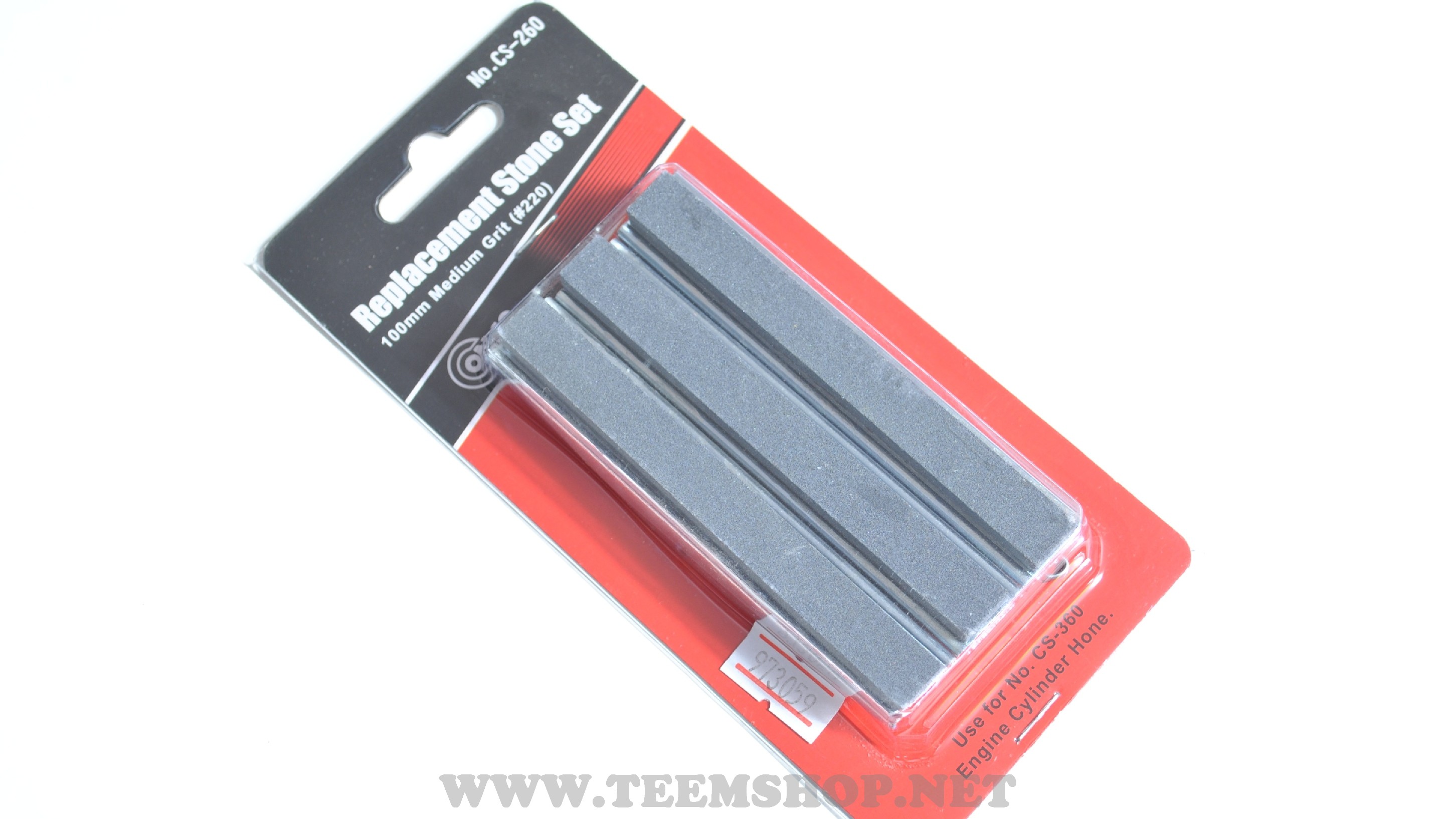 CONSO หินขัดกระบอกเบรค 3 อันชุด CS-260 4" (100mm.) NO.220