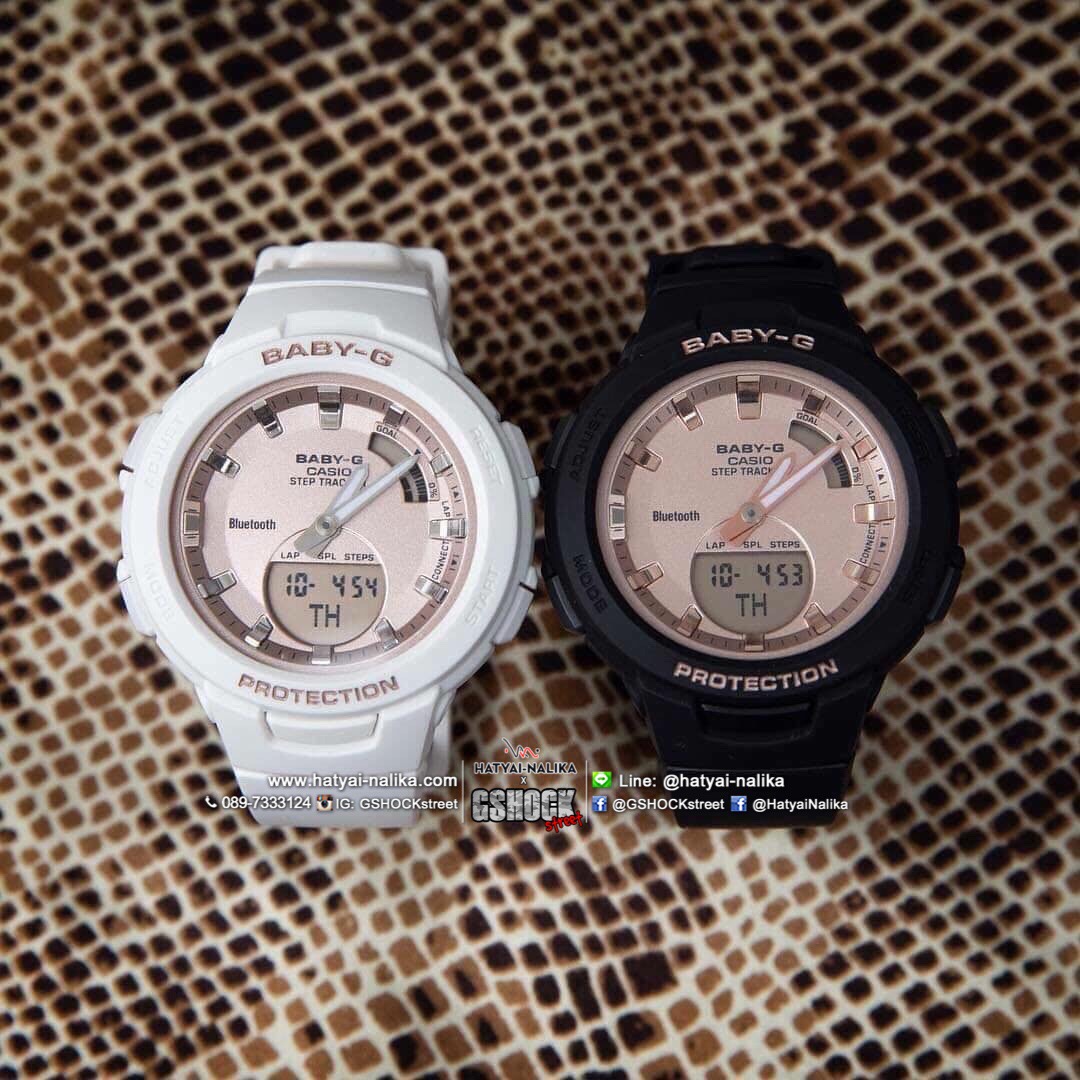 นาฬิกา Casio Baby-G G-SQUAD BSA-B100MF Metallic Face series รุ่น BSA-B100MF-7A ของแท้ รับประกัน1ปี