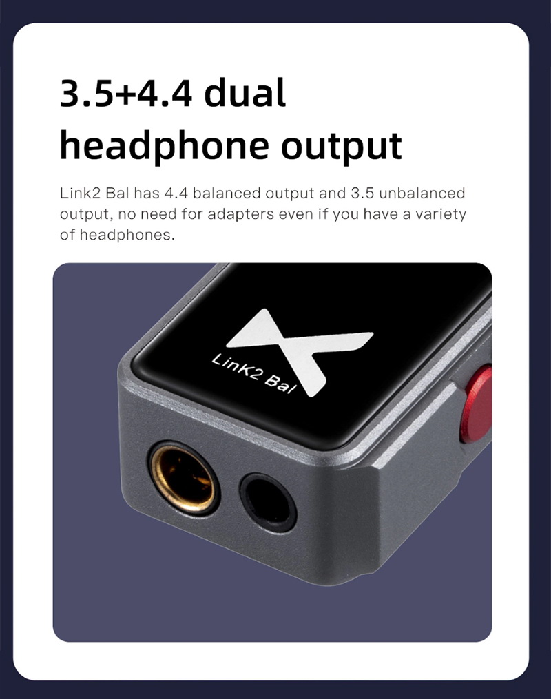 ขาย XDUOO Link2 Bal MAX USB DAC/AMP พกพา กำลังขับสูง ประกันศูนย์ไทย