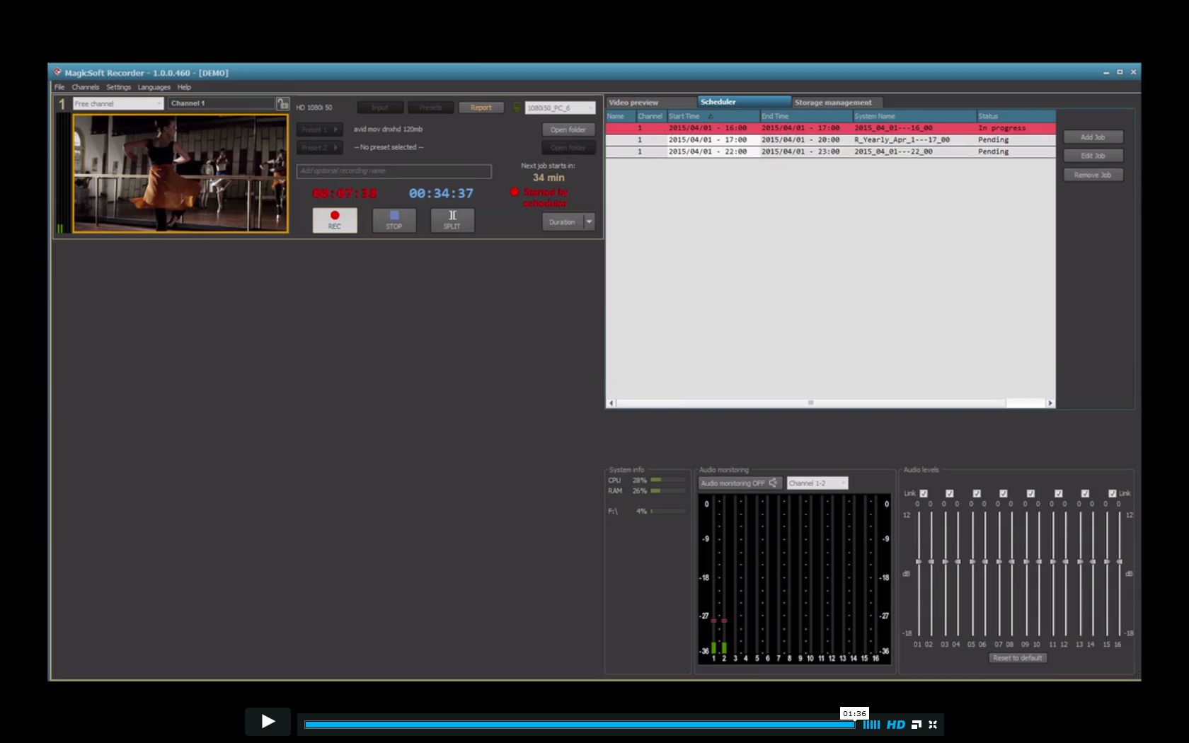 MagicSoft Recorder (Additional Chanel with the first channel)