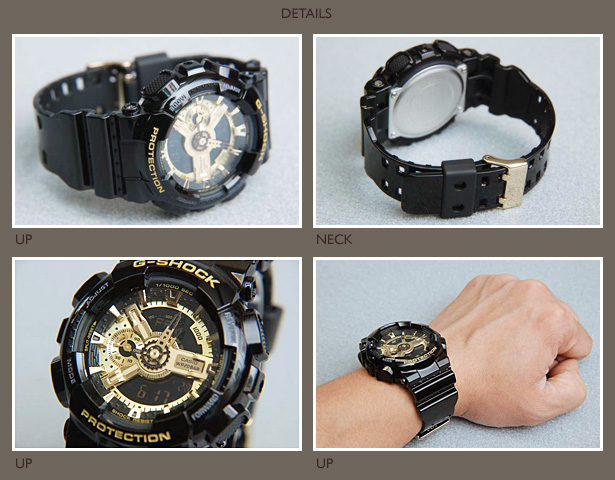 นาฬิกา คาสิโอ Casio G-Shock Limited model GB Series รุ่น GA-110GB-1A ดำ-ทอง ยอดฮิต ของแท้ รับประกัน1ปี