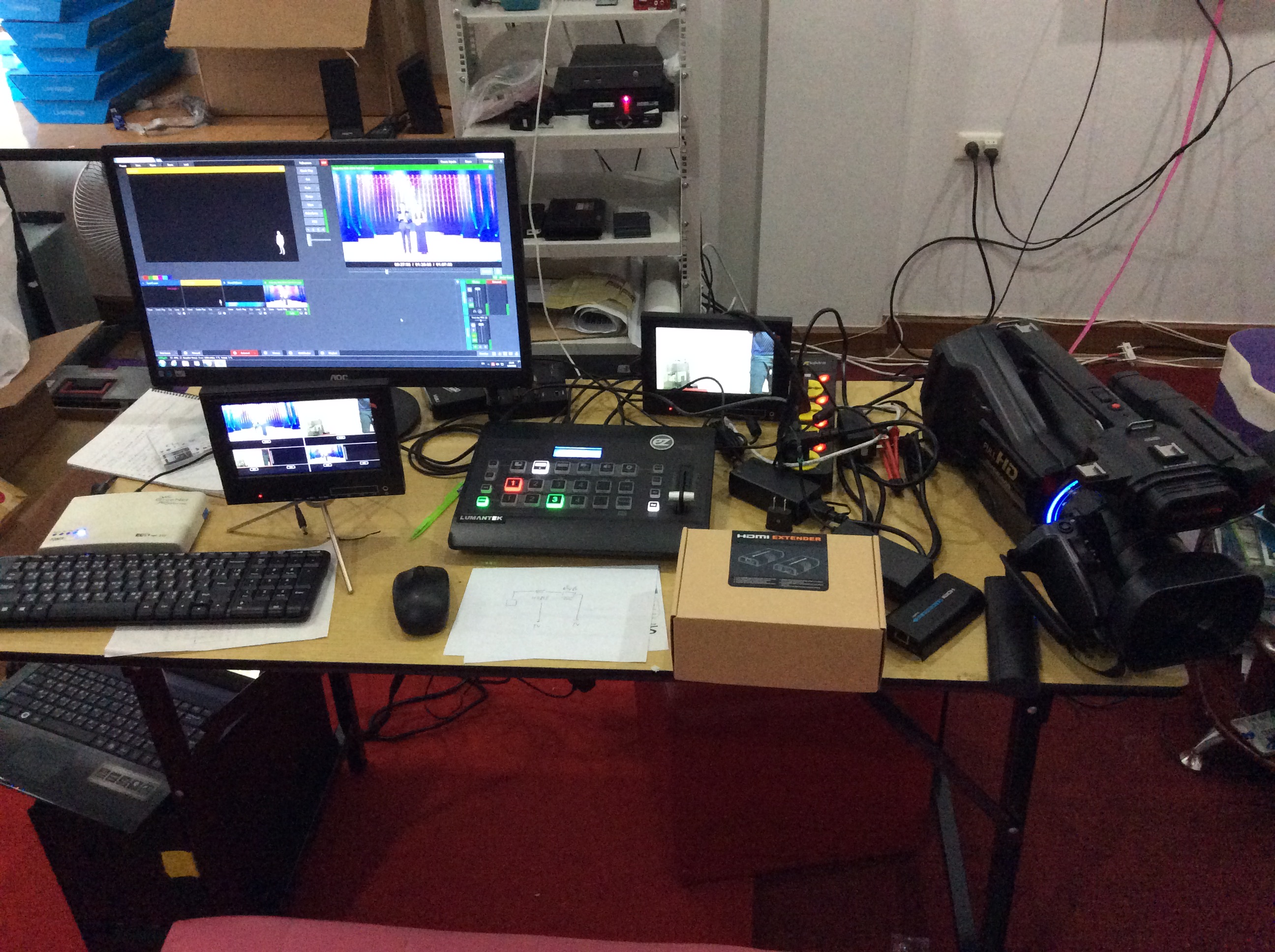ez-Pro VS4 Full-HD Switcher 4CH HDMI & SDI Video Switching 3 YEAR Warranty