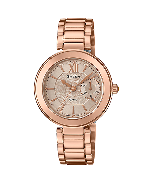 นาฬิกา คาสิโอ Casio SHEEN MULTI-HAND รุ่น SHE-3050PG-7A ของแท้ รับประกัน1ปี