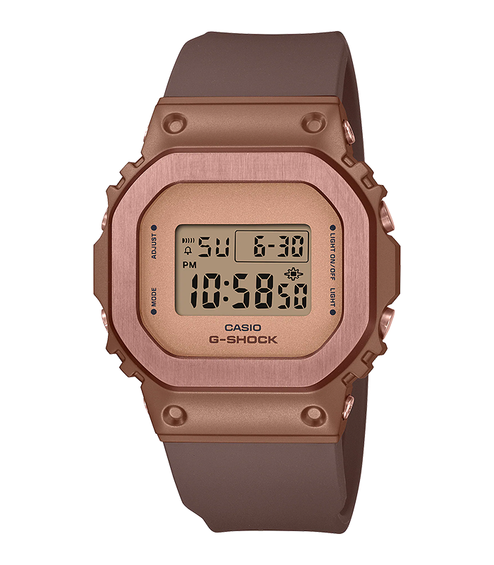 นาฬิกา Casio G-Shock มินิ S-Series GM-S5600 series รุ่น GM-S5600BR-5 ของแท้ รับประกัน1ปี