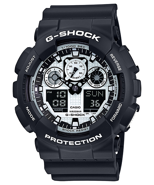 นาฬิกา Casio G-Shock Limited WHITE & BLACK series รุ่น GA-100BW-1A ของแท้ รับประกัน1ปี