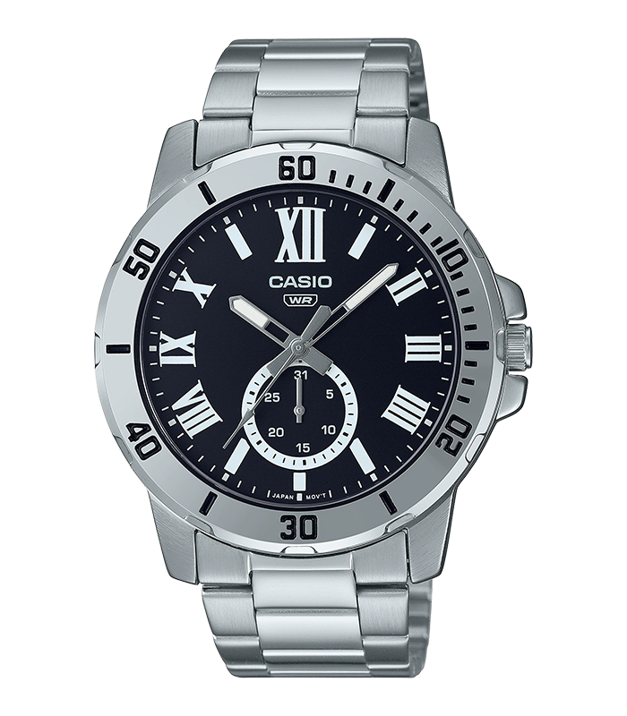 นาฬิกา คาสิโอ Casio STANDARD Analog'men รุ่น MTP-VD200D-1B ของแท้ รับประกัน1ปี