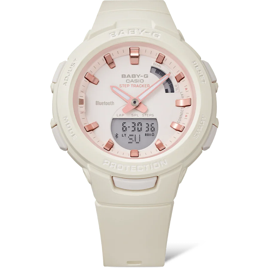 นาฬิกา Casio Baby-G G-SQUAD BSA-B100CS series รุ่น BSA-B100CS-7A ของแท้ รับประกัน1ปี