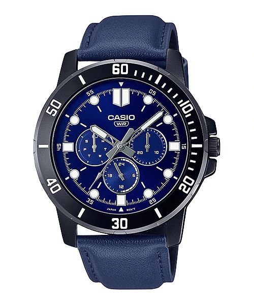 นาฬิกา คาสิโอ Casio STANDARD Analog'men รุ่น MTP-VD300BL-2E ของแท้ รับประกัน 1 ปี