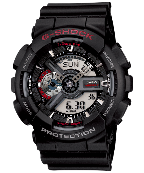 นาฬิกา คาสิโอ Casio G-Shock Standard Analog-Digital รุ่น GA-110-1A (DARK SAMURAI)