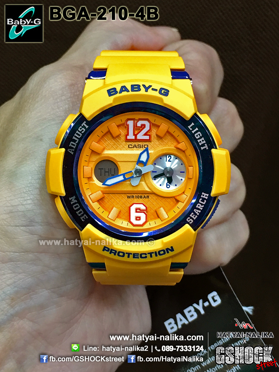 นาฬิกา Casio Baby-G Standard ANALOG-DIGITAL รุ่น BGA-210-4B ของแท้ รับประกัน1ปี