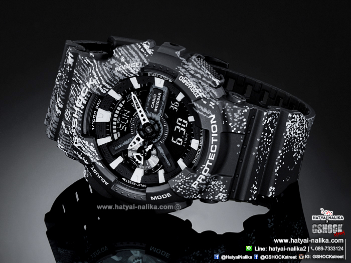 นาฬิกา Casio G-Shock GA-110TX Textile pattern series รุ่น GA-110TX-1A ของแท้ รับประกัน1ปี