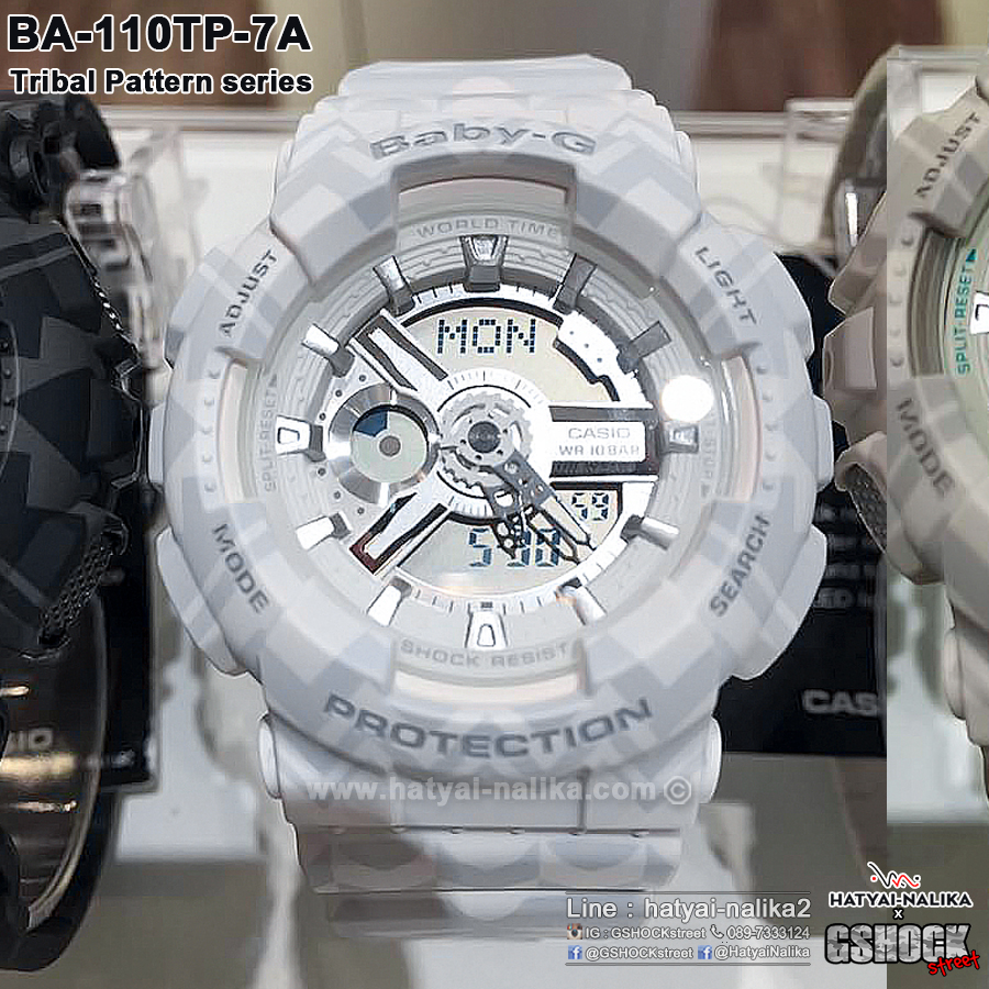 นาฬิกา Casio Baby-G Tribal Pattern series รุ่น BA-110TP-7A ของแท้ รับประกัน1ปี