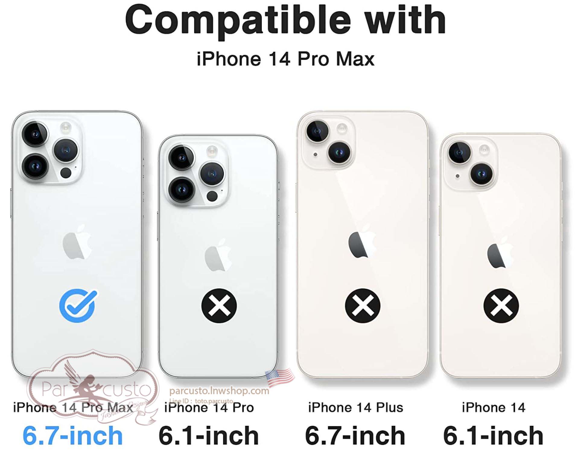 เคสกันกระแทก Apple iPhone 14 Pro Max [Rugged Military] จาก ULTIMAL (Pre-order USA)