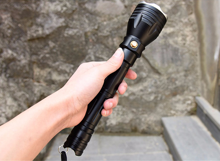 ไฟฉายดำน้ำ หลอด T6 (Aluminum alloy)