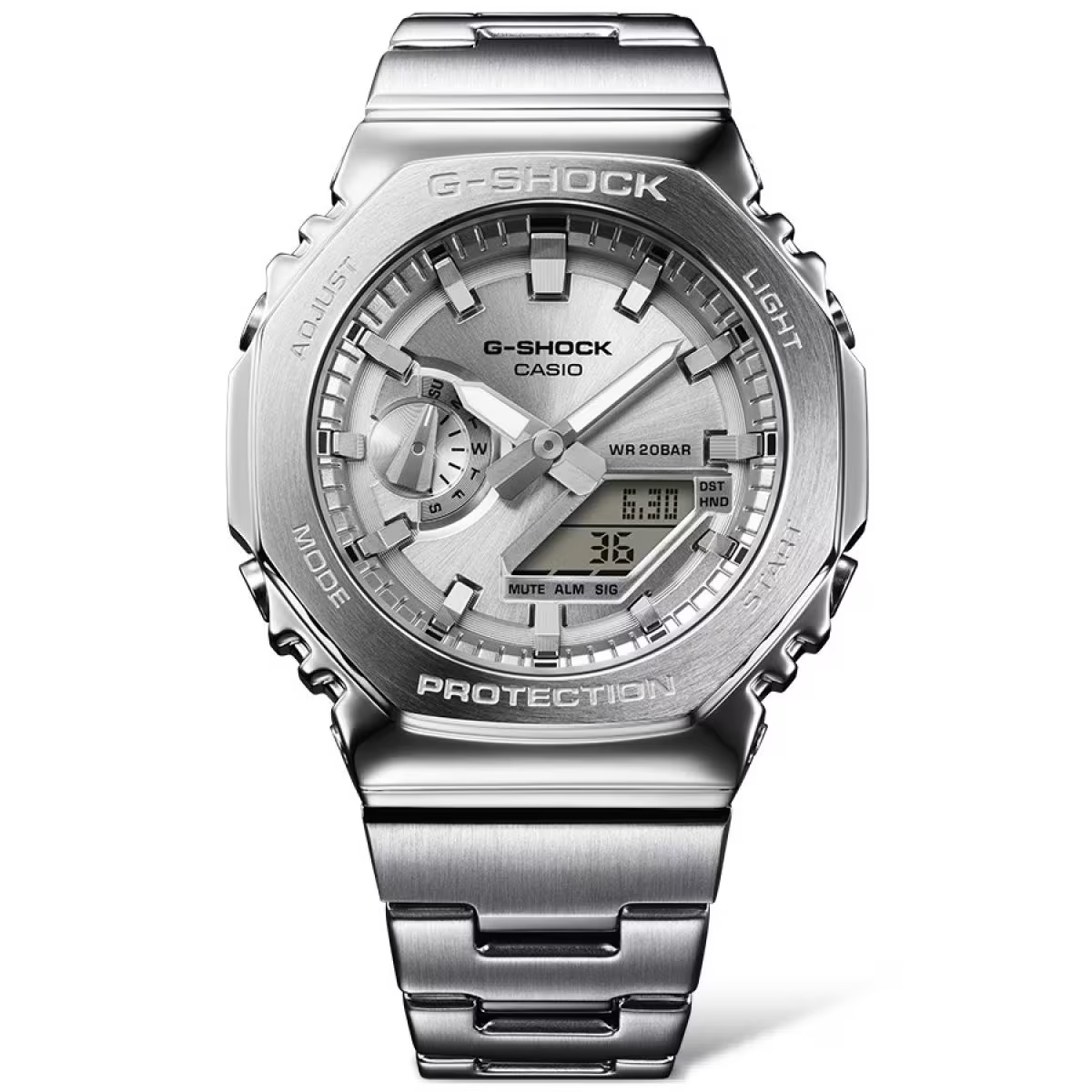 นาฬิกา Casio G-Shock Full Metal GM-2110D series รุ่น GM-2110D-7A ของแท้ รับประกัน1ปี