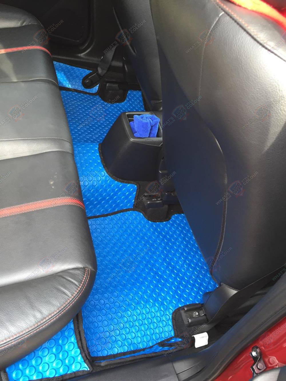 พรมปูพื้นรถยนต์ พรมกระดุม รถ MAZDA 2 Skyactiv 4-5 Door ปี 2015-2021 ชุดภายในห้องโดยสาร จำนวน 15 ชิ้น