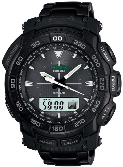 นาฬิกา คาสิโอ Casio PRO TREK ANALOG INDICATOR รุ่น PRG-550BD-1D