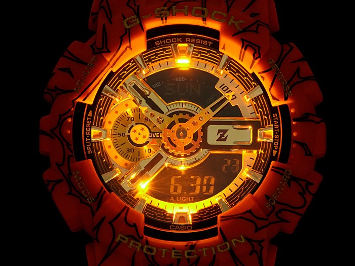 นาฬิกา Casio G-SHOCK x DRAGON BALL Z Collaboration Limited รุ่น GA-110JDB-1A4 ของแท้ รับประกัน1ปี