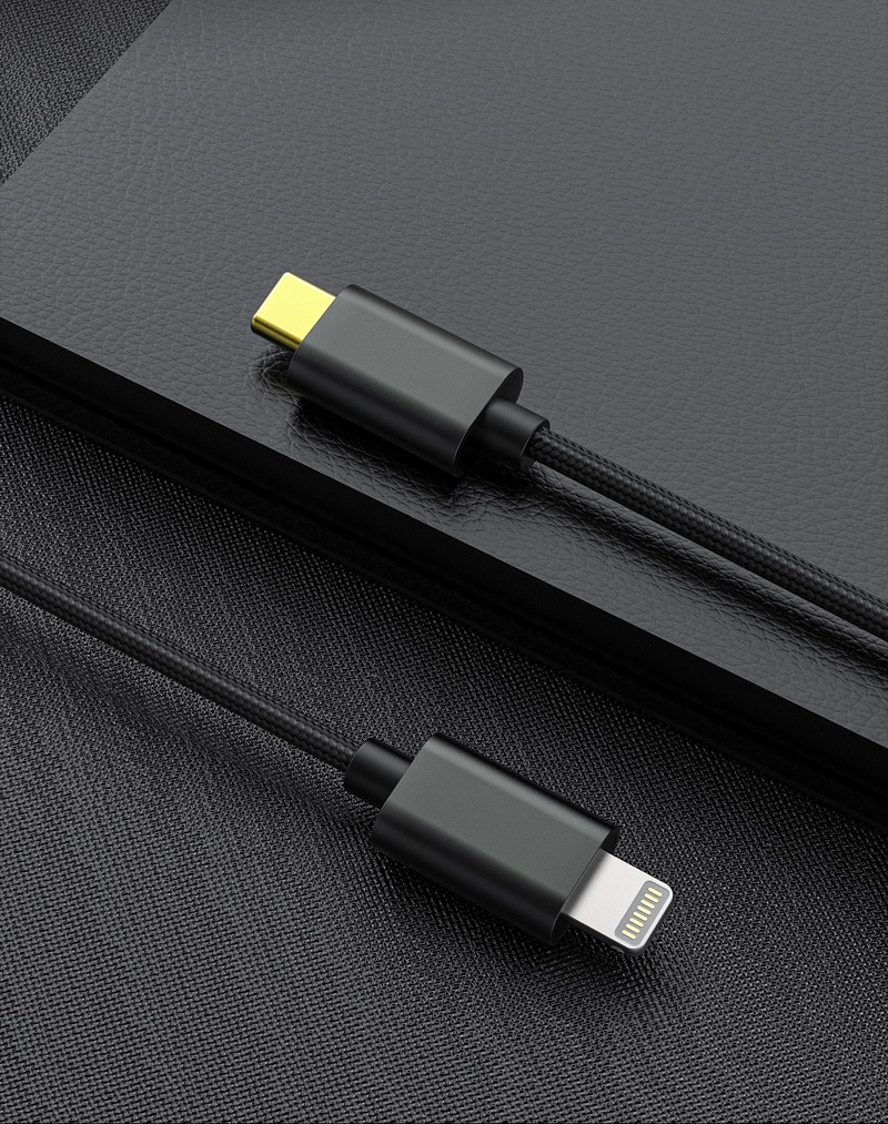 FiiO LT-LT4 อะแดปเตอร์ Type-C เป็น Lightning OTG ยาว 50 เซนติเมตร