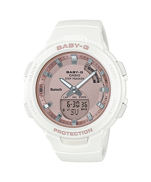 นาฬิกา Casio Baby-G G-SQUAD BSA-B100MF Metallic Face series รุ่น BSA-B100MF-7A ของแท้ รับประกัน1ปี