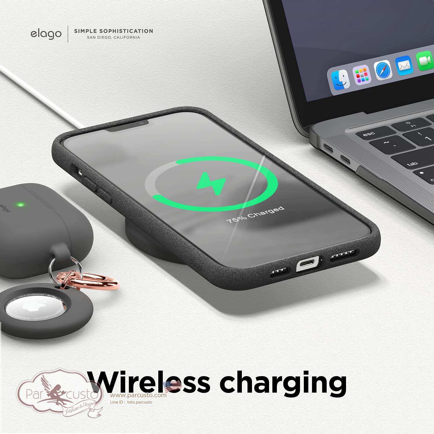 เคส iPhone 13 Pro Max [Pebble] จาก elago [Pre-order USA]