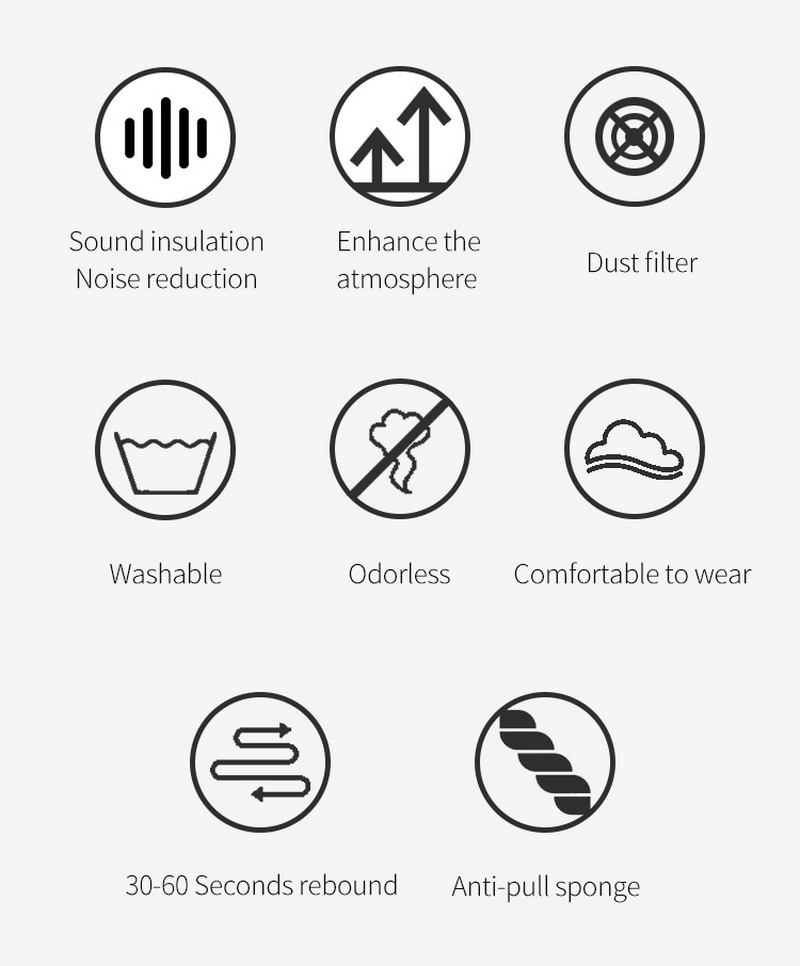 ขาย BGVP Memory Cotton จุกหูฟังเมโมรี่โฟม กันเหงื่อ กันฝุ่น ใส่ได้สบายหู