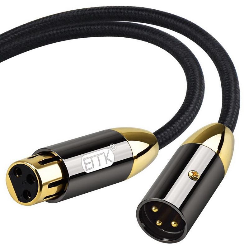 ขาย ERTK 3Pin Audio XLR ตัวผู้เป็นตัวเมีย สำหรับเครื่องเสียง