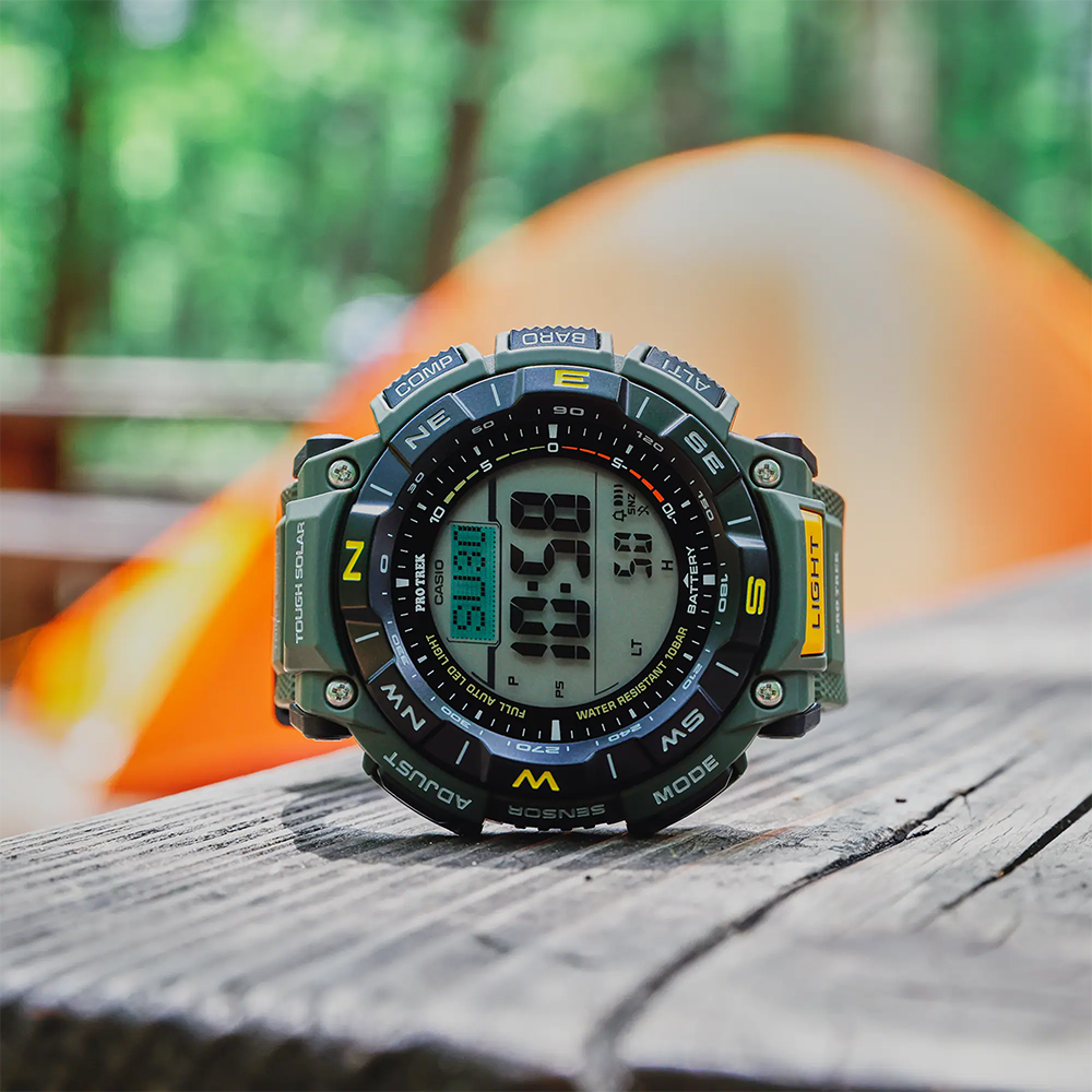 นาฬิกา คาสิโอ Casio PRO TREK PRG-340 Series รุ่น PRG-340-3 ของแท้ รับประกัน1ปี