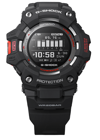 นาฬิกา Casio G-Shock G-SQUAD Step Tracker GBD-100 series รุ่น GBD-100-1 ของแท้ รับประกัน1ปี