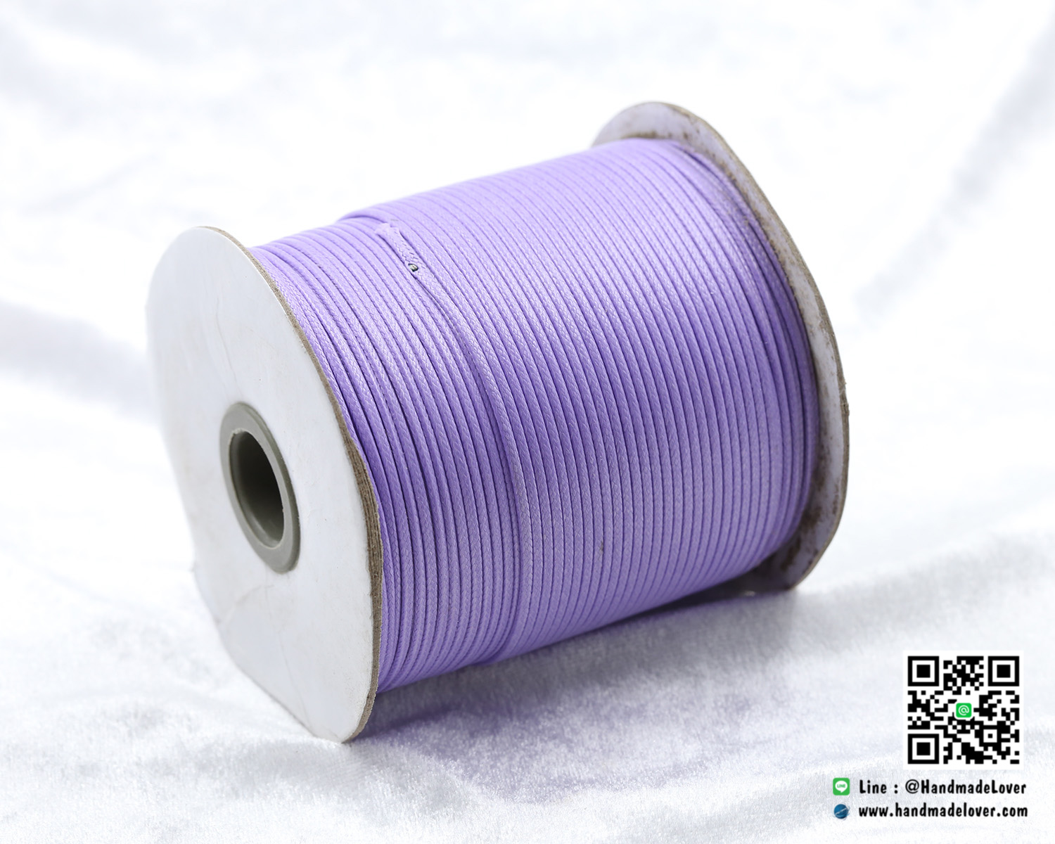 เชือกคอตตอนเกาหลี ขนาด 1-2 mm. สีม่วง