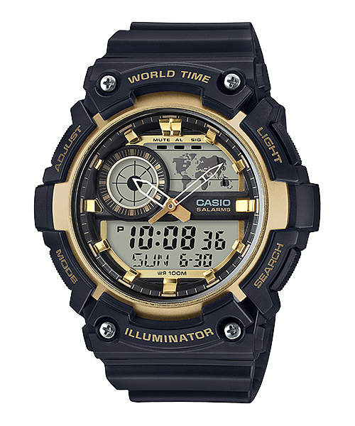 นาฬิกา Casio STANDARD Analog-Digital รุ่น AEQ-200W-9AV ของแท้ รับประกัน 1 ปี