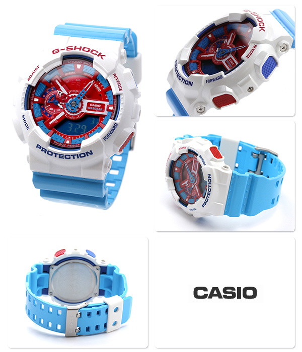 นาฬิกา คาสิโอ Casio G-Shock Limited model Red&Blue series รุ่น GA-110AC-7A โดเรม่อน