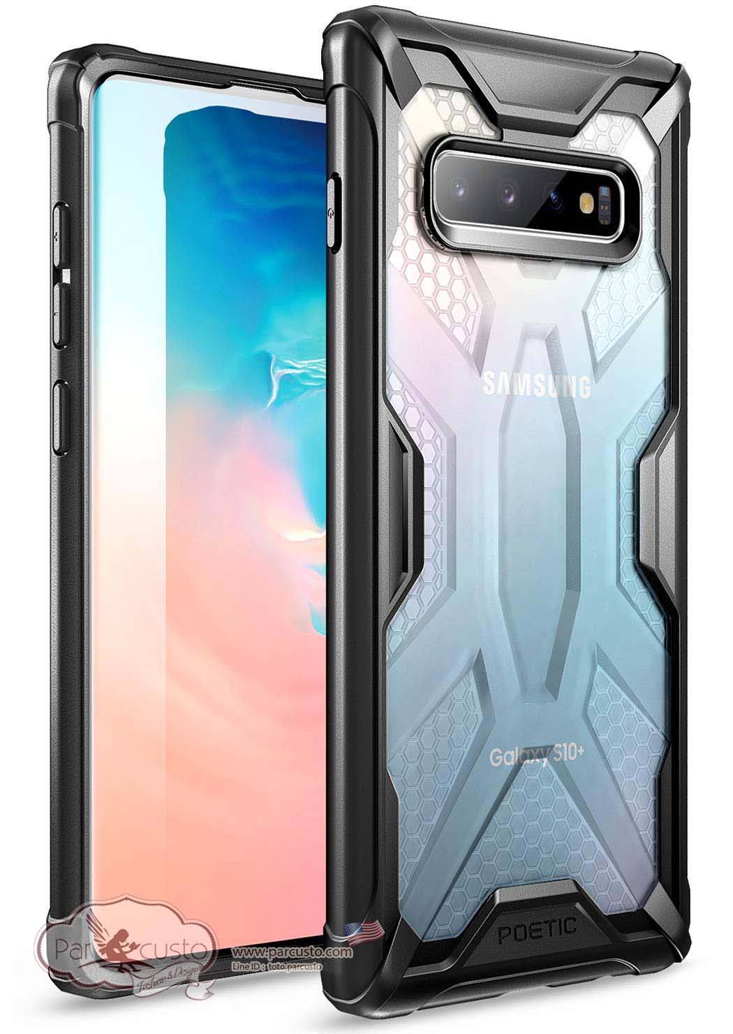 เคสกันกระแทก Samsung Galaxy S10 Plus [Clear Bumper Cover] จาก POETIC [Pre-order USA]