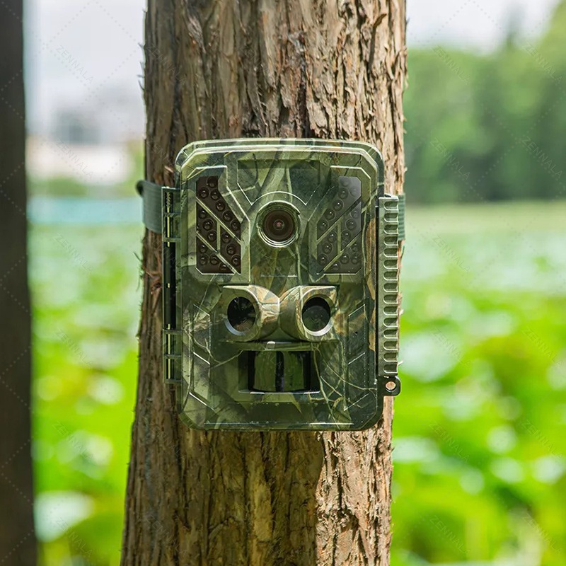 กล้องบันทึก VDO อินฟราเรด และภาพถ่ายในที่มืด 4K กล้องล่าสัตว์