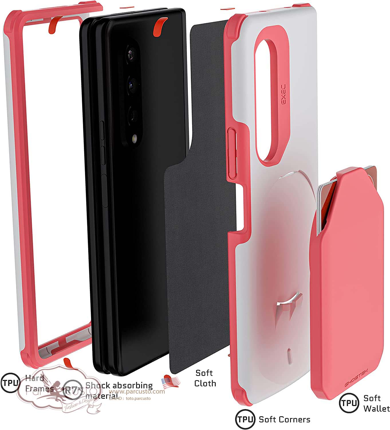 เคส Samsung Galaxy Z Fold 3 [EXEC] จาก Ghostek [หมด]